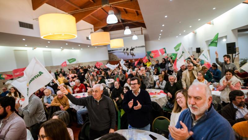 Jantar com apoiantes em Santarém
