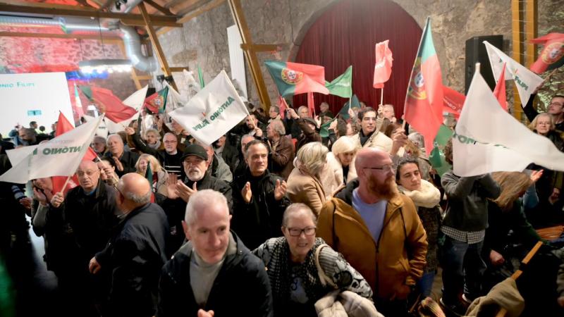 Comício em Vila Nova de Gaia